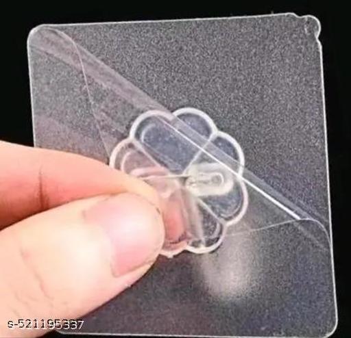 Flower Adhesive Wall Hooks, 10 Pack Heavy Duty Hooks for Wall Hanging, Strong | Self-Adhesive Sticker Hooks for Walls | Waterproof Wall Hanger Hook for Hanging Coats & Keys - Khan's Hub