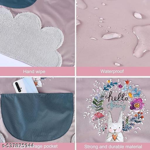 1 Pcs Multi coloer - Waterproof Kitchen Apron for Women with Big Front Pocket Hand-Wiping Towel | Comfortable Wear-Resistant Chef Apron for Cooking | One Size Fits Most | (1 Pcs) - Khan's Hub