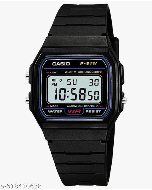 Classic Black Watch - Digital Black Watch- Classic Vintage Watch  - Khan's Hub
