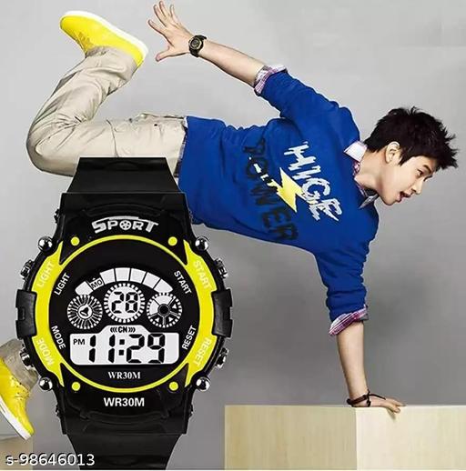 super duper sport watch for kids with attractive look Digital Watch - For Boys & Girls - Khan's Hub