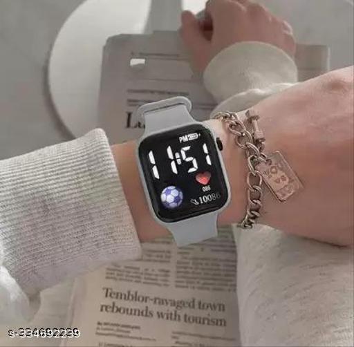 Digital Dial Waterproof Smart Design LED Display Kids Watch for Boys & Girls, Men and Women - Khan's Hub