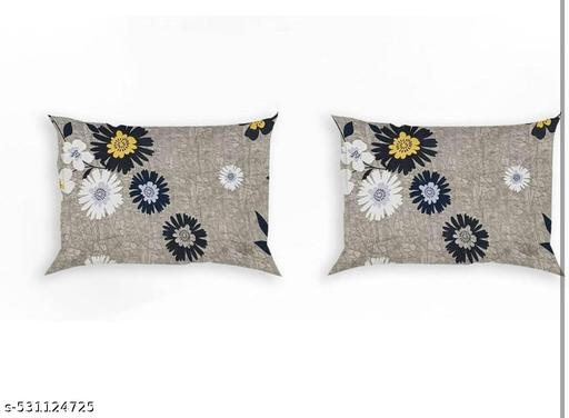 Beautiful Cotton Single Bedsheet Pack Of 1 With One Pillow Cover.. - Khan's Hub