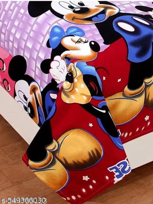 Glace-Cotton Bedsheets For Single/Double Bed With Pillow Covers  - Khan's Hub