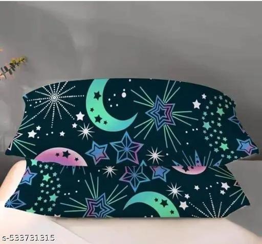 1 Fitted Bedsheet with Elastic Bedsheet Platinum Printed Bedsheets Double King Size Bedsheets with 2 Pillow Covers Glace Cotton bedsheet by | 78 x 72 (Multi)+ 2 Pillow Covers. Size: Elasticated Bedsheet : 78 x 72 inches / 198 x 182 cms / 6.5 x 6 feet(Multi)  - Khan's Hub