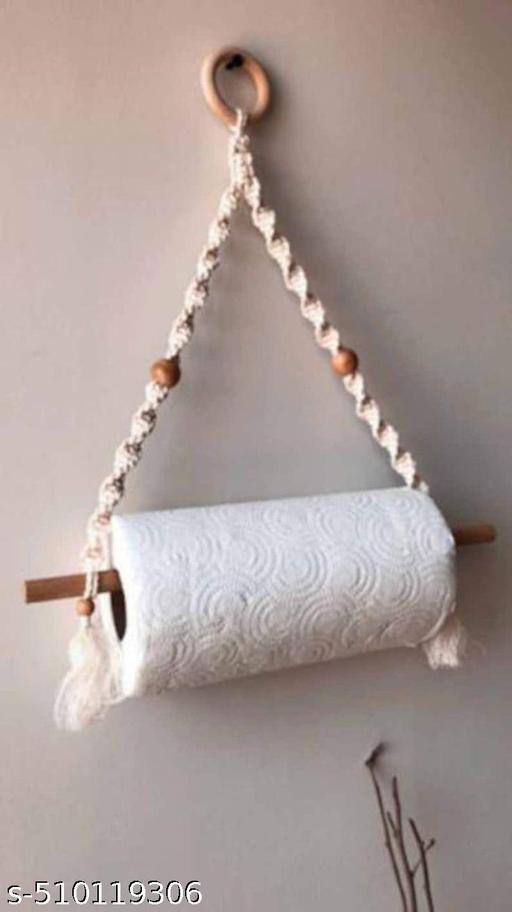 Wall Hanging Macrame handmade tissue hanging Small item for home office  - Khan's Hub