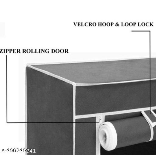 PLASTIC PIPE  4 LAYER SHOE RACK COVER ,' BLACK - Khan's Hub