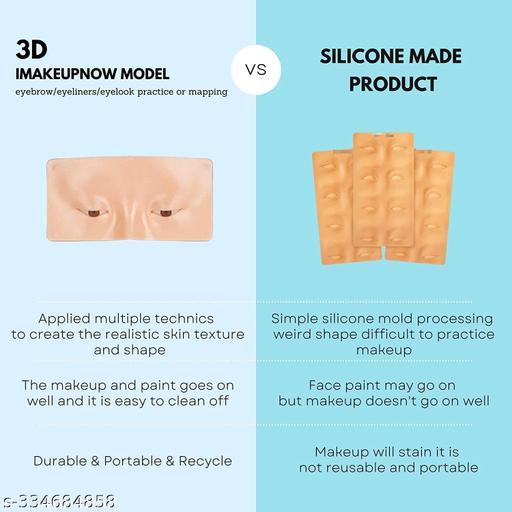Makeup Practice Face Board, face dummy for Skin Board,for Makeup Practice Mask Skin Face Eye Makeup Practice for Beginner Makeup Artist The Perfect Makeup (SKIN) - Khan's Hub
