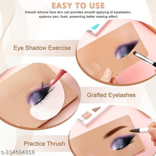 Makeup Practice Face Board, face dummy for Skin Board,for Makeup Practice Mask Skin Face Eye Makeup Practice for Beginner Makeup Artist The Perfect Makeup (SKIN) - Khan's Hub
