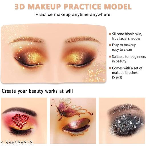 Makeup Practice Face Board, face dummy for Skin Board,for Makeup Practice Mask Skin Face Eye Makeup Practice for Beginner Makeup Artist The Perfect Makeup (SKIN) - Khan's Hub