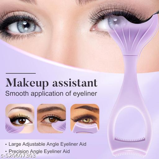 3 IN 1 Eyelash Applicator Tool with Mascara Shield Guard Silicone Lash Buddy Wand and Disposable Brushes - Reusable Makeup Helper for Perfect Eyelashes and Eyeliner Application | Rose - Khan's Hub