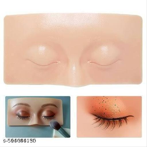 Eye Dummy For Makeup Practice Face Board Skin Realistic 3D Makeup Practice Skin for Eyebrow, Eye Makeup Practice Dummy For Women, Reusable Silicone Makeup Face for Beginner Makeup Artist - Khan's Hub