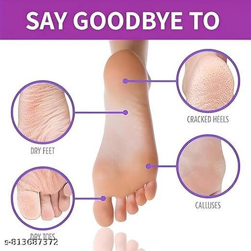 Intensive Lavender Foot Peeling & Exfoliating Mask | Cracked Heel Repair & Deep Moisturizing Treatment - Khan's Hub