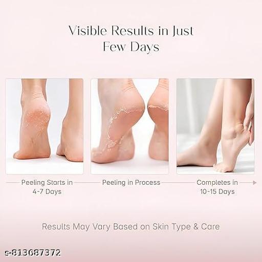 Intensive Lavender Foot Peeling & Exfoliating Mask | Cracked Heel Repair & Deep Moisturizing Treatment - Khan's Hub