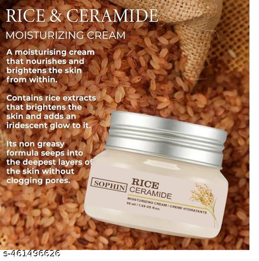 Rice Skin Whitening Cream & Facewash Look as U feel-Acne Care Face Cream, Face Cream For Oily Skin, Anti Pimple Cream, Face Cream For Women, Face Cream & Facewash For Men and Women 50 gm Each - Khan's Hub