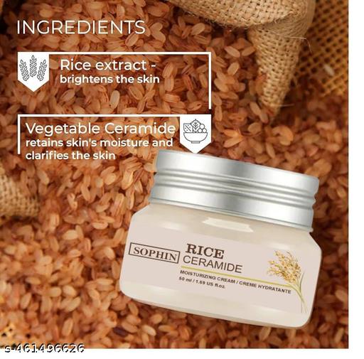 Rice Skin Whitening Cream & Facewash Look as U feel-Acne Care Face Cream, Face Cream For Oily Skin, Anti Pimple Cream, Face Cream For Women, Face Cream & Facewash For Men and Women 50 gm Each - Khan's Hub