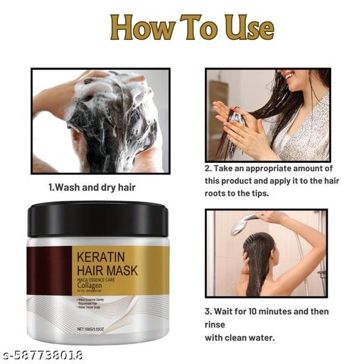 Karseall Collagen Hair Treatment | Deep Repair | Conditioning | Argan Oil | Collagen Hair Mask | Essence for Dry Damaged Hair | All Hair Types | Karseell Hair Mask PACK OF 1 | Hair Mask 200 ml - Khan's Hub