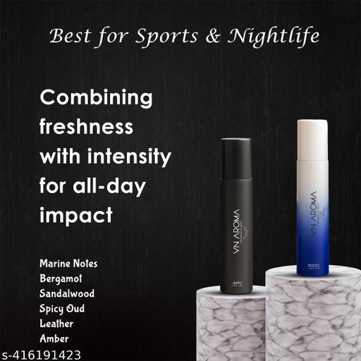 Long Lasting No Gas Deodorants Combo Pack for Men And Women - Rock & Ashby Body Spray (Pack of 2, 120ml Each) - Khan's Hub