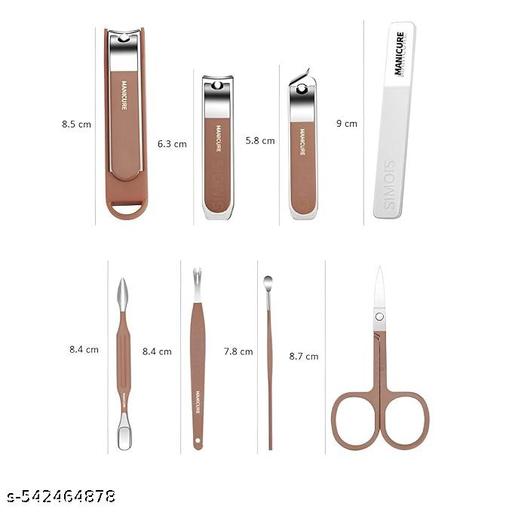 ETONEH ENTERPRISE 8 in 1 Nail Clipper Set – Professional Manicure & Pedicure Kit for Men & Women Portable Nail Clippers Set Stainless Steel Fingernail Clippers Personal Grooming Kits - Khan's Hub