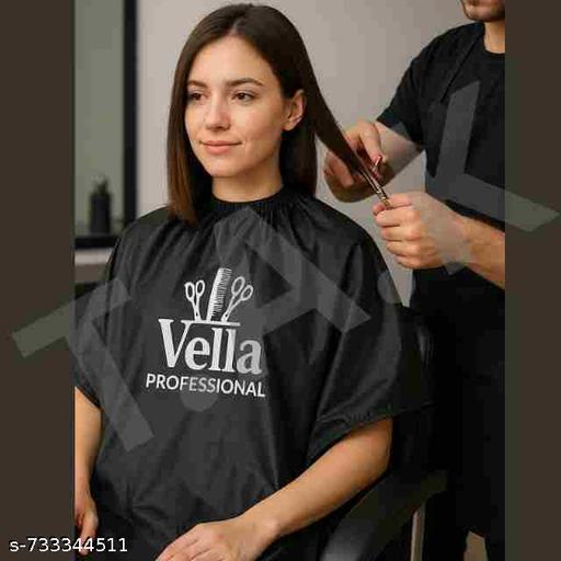 Professional Barber Hair Cutting Kit Set – Stainless Steel Hair Scissor, Straight Razor Steel, Black Comb, Water Spray Bottle, Salon Cutting Apron – Hair Cutting Tools for Men & Salon Use - Khan's Hub