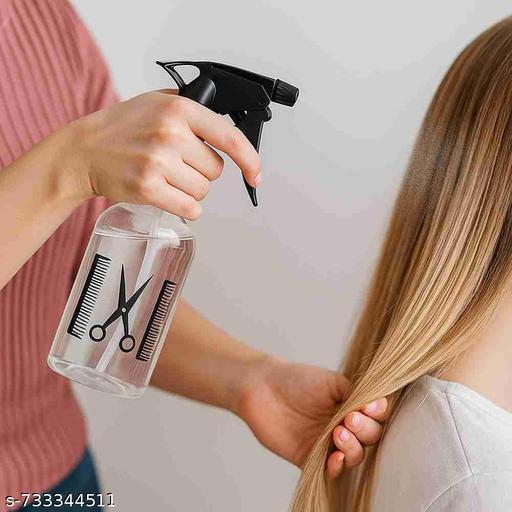 Professional Barber Hair Cutting Kit Set – Stainless Steel Hair Scissor, Straight Razor Steel, Black Comb, Water Spray Bottle, Salon Cutting Apron – Hair Cutting Tools for Men & Salon Use - Khan's Hub