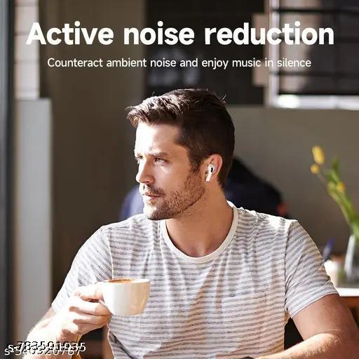 True Wireless TWS Bluetooth Ear buds (White) | High-Quality Sound | Long Battery Life | Touch Control Ear buds | Comfortable Fit | Bluetooth 5.3 Ear buds | Premium Design Combo | Perfect for Music, Calls, and | Ideal for Gaming, Workout, and Travel - Khan's Hub