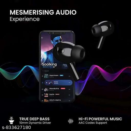 Pro True Wireless Bluetooth Earphones with 83 Hours of Playtime & Compatible for all Smartphones - Khan's Hub