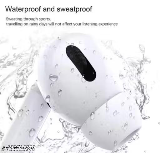 Airpods pro Wireless Bluetooth TWS Earphones | Powerful Bass | Touch Sensor | Portable Charging Case with active noiisecancellation (white) - Khan's Hub