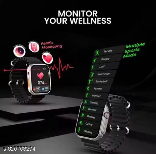 7 in 1 combo Smartwatch (7 Multicolor Strap, Free Size) - Khan's Hub