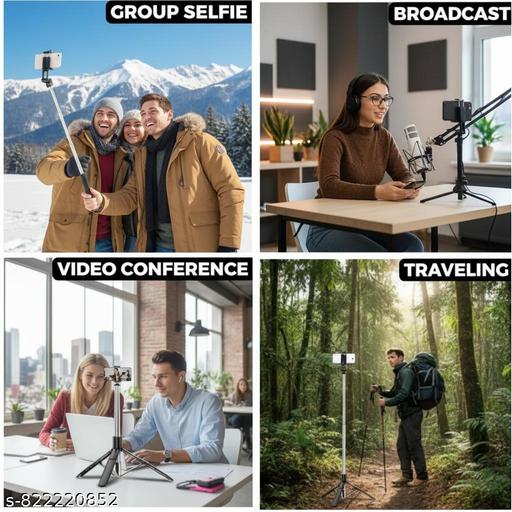 Zoomro R1L Multi-Purpose Tripod - Universal Stand for Photography, Vlogging Tripod - Khan's Hub