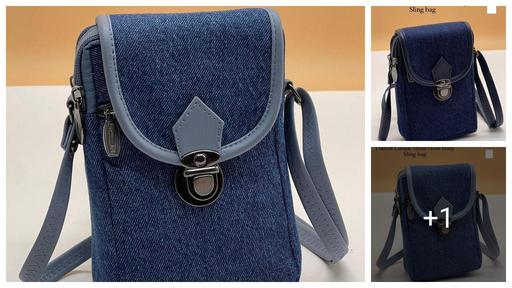 Vougish Stylish Denim Mobile Sling For girls Under 250 Sling Bag For Girls