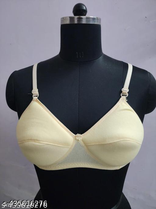  Female Everyday Best Quality Stylish Padded foam Bra With Attractive Colour combo  Pack Of 4 - Khan's Hub