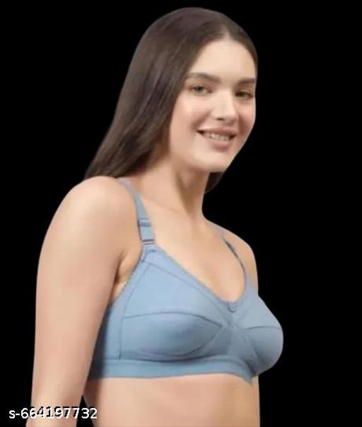 18 mm Broad Strap Daily Comfort Bra – Pack of 3 | Full Coverage Seamless Everyday Wear - Khan's Hub