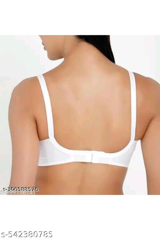 Sexy Woman white cotton bra(pack of 4)) - Khan's Hub