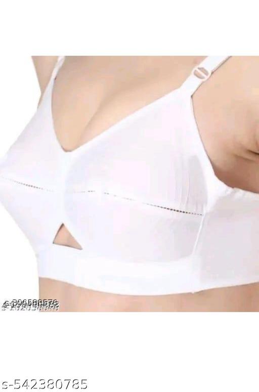 Sexy Woman white cotton bra(pack of 4)) - Khan's Hub