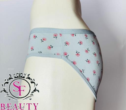 pack of 6  pure cottan hipster briefs panty for women - Khan's Hub