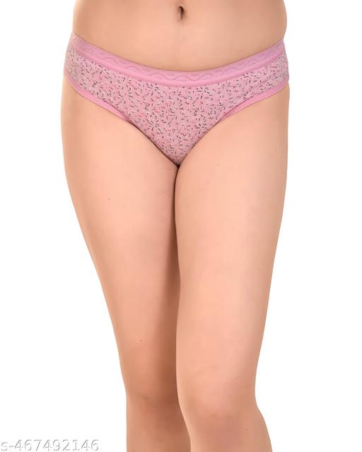 Trendy Women's Cotton Panties Combo Pack of 6 | Soft & Comfortable Daily Wear Underwear for Girls & Women | Breathable Innerwear for Everyday Use - Khan's Hub