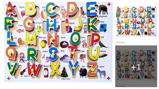 Alphabet Puzzle Board for kids | Preschool ABCD Easy Learning Board | Toddlers First Learning Toy 