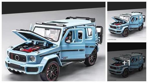 Exclusive Model Scale Model Toy Car Exclusive Alloy Metal Car Pull Back Die-cast Car Toy car with Openable Doors & Light, Music Boys Gifts Toys for Kids (Resembling Merc Amgt Barborass G Classz Wagonzar Merkedezzs 1:32)(Multi Color)