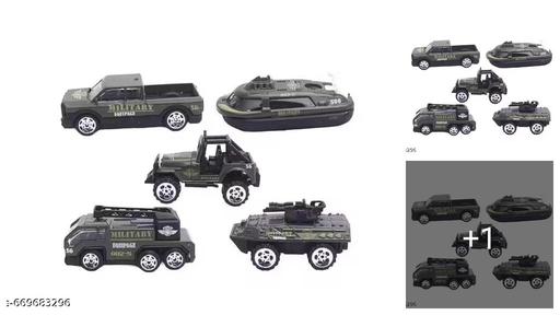 Army Metal Car Set - Die Cast Military Vehicles for Kids