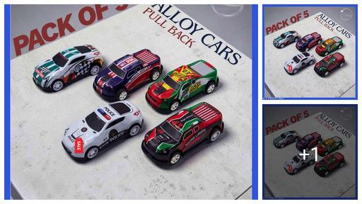 Zarooratein Alloy Pull Back Cars Pack of 5 – Mini Racing Toy Cars, Kids Toy Car Set, Multicolor Cars