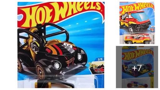StellerBloom Hot Wheels Kick Kart (Black)