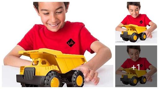 Plastic Toys Push and Go Automobile Bulldozer Construction Engineering Excavator Vehicle Dumper Truck Toy for Kids Boys (Mini Dumper Truck)