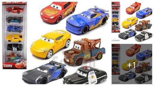  Diecast Metal Toy Car Play Set for Kids Best Gifts Toys for Kids Boys (Multicolor, Pack of: 6)/Toys /car set