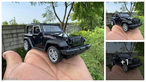 Jeep Wrangler Pull Back Toy Car | Heavy Alloy Die-Cast Off-Road Vehicle 