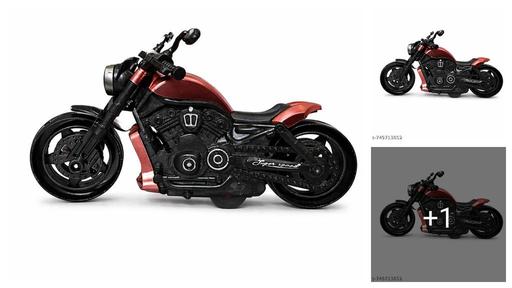 Harley Style Toy Motorcycle Multicolor Sports Bike for Kids Boys Fun Racing Bike Toy