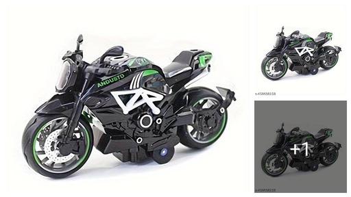 Gift Gallery Toyz 1:14 Scale Pull Back Metal Bike Die Cast Bullet Motorcycle Toy Motorbike Toy for Kids Boys Birthday Gift