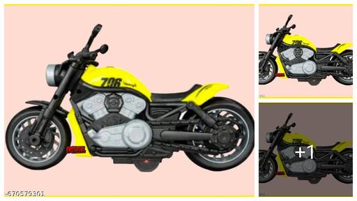 1:12 Scale Die Cast plastic  Pull Back Motorcycle Toy | Bike Model for Kids.Detailed design with strong build quality (Pack OF 1)