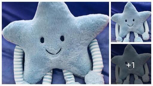 Adorable Blue Twinkle Star Plush Toy, 30CM