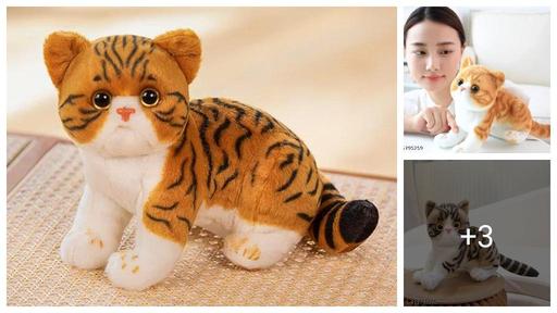 Cute Sophie Cat Animal Soft Stuffed Plush Toy for Kids Baby Girls & Boys Birthday Gifts (Color: Multicolor Size: 36 cm)