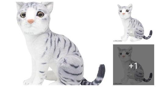  Cute Cat Soft Toy | Stuffed Plush Animal Toy for Baby Kids | Kids Birthday Gift - (28 cm)